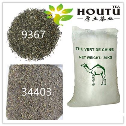 Pri bon mache pou Chad ak Kamewoun Market Thé Vert Bulk anbalaj